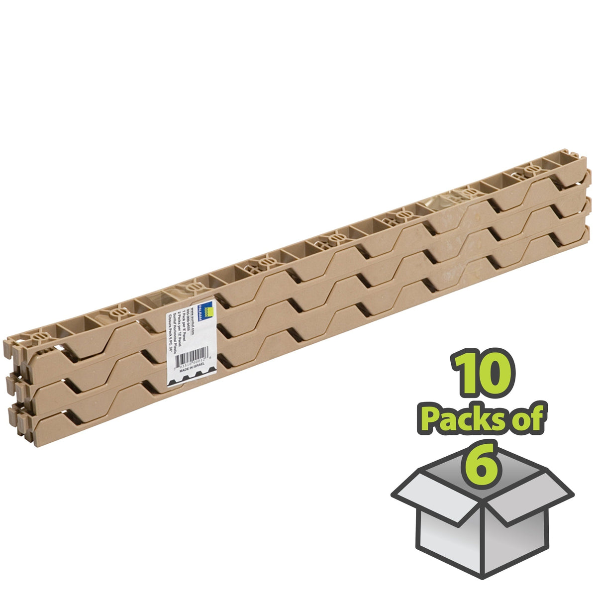 SUNTUF 10-Pack Cross-Link Polyethylene Solid Roof Panel Closure Strips, 24 in