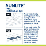 Sunlite 4-ft x 4-ft Corrugated Clear Polycarbonate Roof Panels, 5-Pack