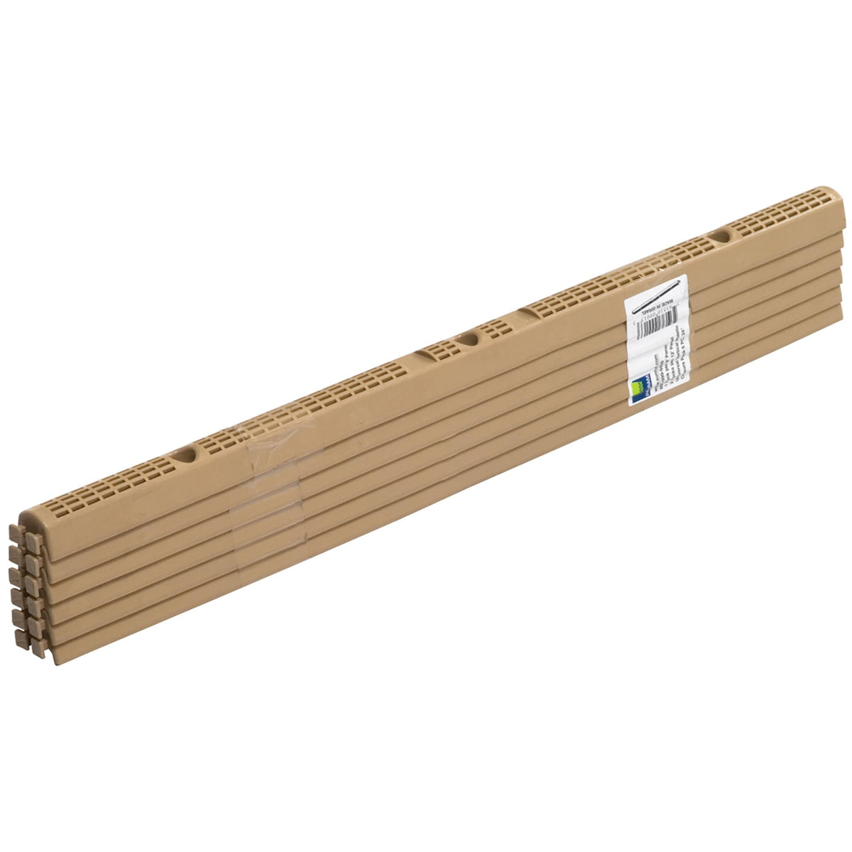 Palram 10-Pack Cross-Link Polyethylene Solid Roof Panel Closure Strips, 24-in Beige