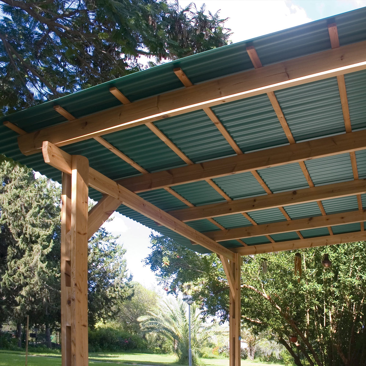 SUNTOP 5-Pack 1.95-in x 5.9-in Polycarbonate Roof Panel Ridge Caps