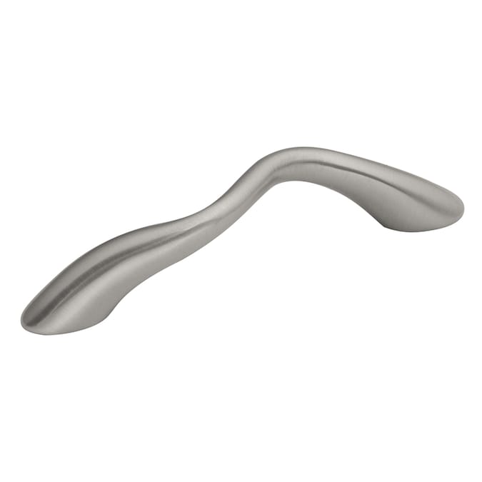 Hickory Hardware Metropolis 3-in (76mm) Center to Center Satin Nickel Arch Handle Drawer Pull