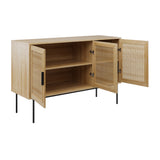 CorLiving Emmett Light Wood Grain Finish Sideboard Buffet