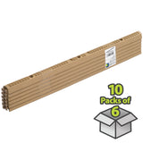 Palram 10-Pack Cross-Link Polyethylene Solid Roof Panel Closure Strips, 24-in Beige