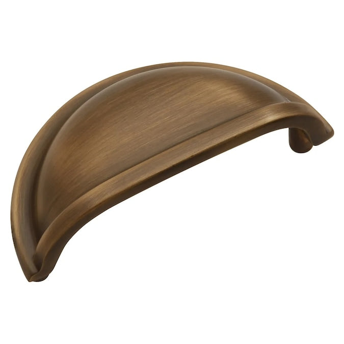 Hickory Hardware Power and Beauty 3-in (76mm) Center to Center Satin Dover Arch Cup Drawer Pull