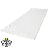 SUNSKY 2-ft x 6-ft Corrugated White Polycarbonate Roof Panel, 5-Pack