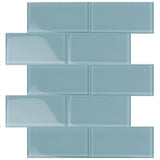 Apollo Tile (Sample) Wall Tile Stone Gray 3-in x 6-in Matte Glass Brick Subway Wall Tile