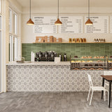 Bedrosians Makoto Midori Green 2-in x 10-in Matte Ceramic Subway Floor and Wall Tile (5.38-sq. ft/ Carton)