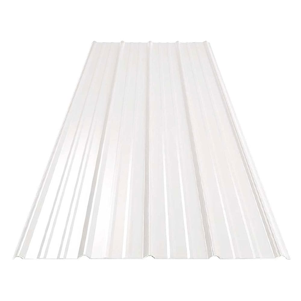 Gibraltar Building Products 3.125-ft x 12-ft SM-Rib White Galvalume Steel Roof Panel, 29-Gauge, 36-in Coverage