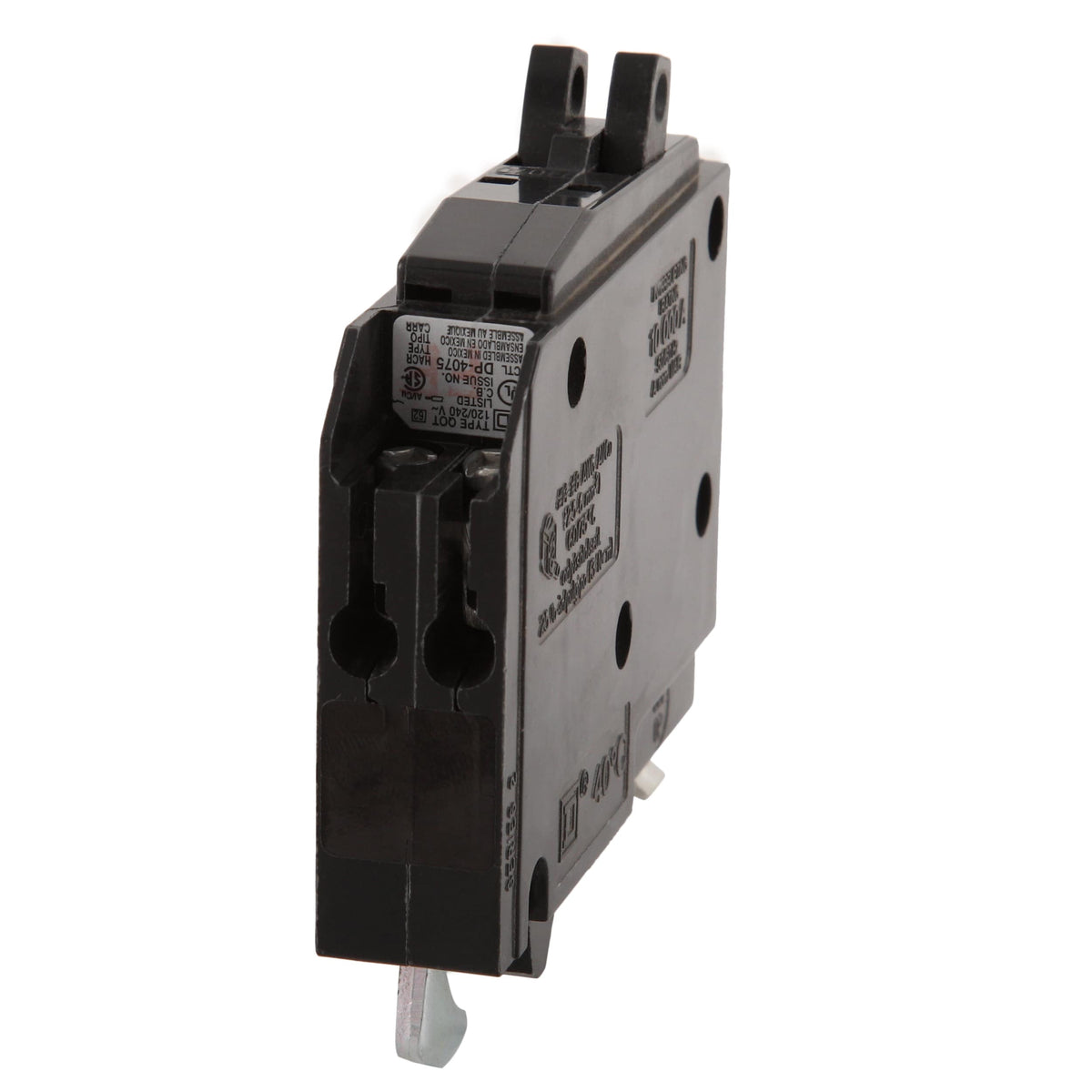 Square D QO 20-Amp/20-Amp 1-Pole Tandem Circuit Breaker, 3/4-in Width (QOT2020CP)