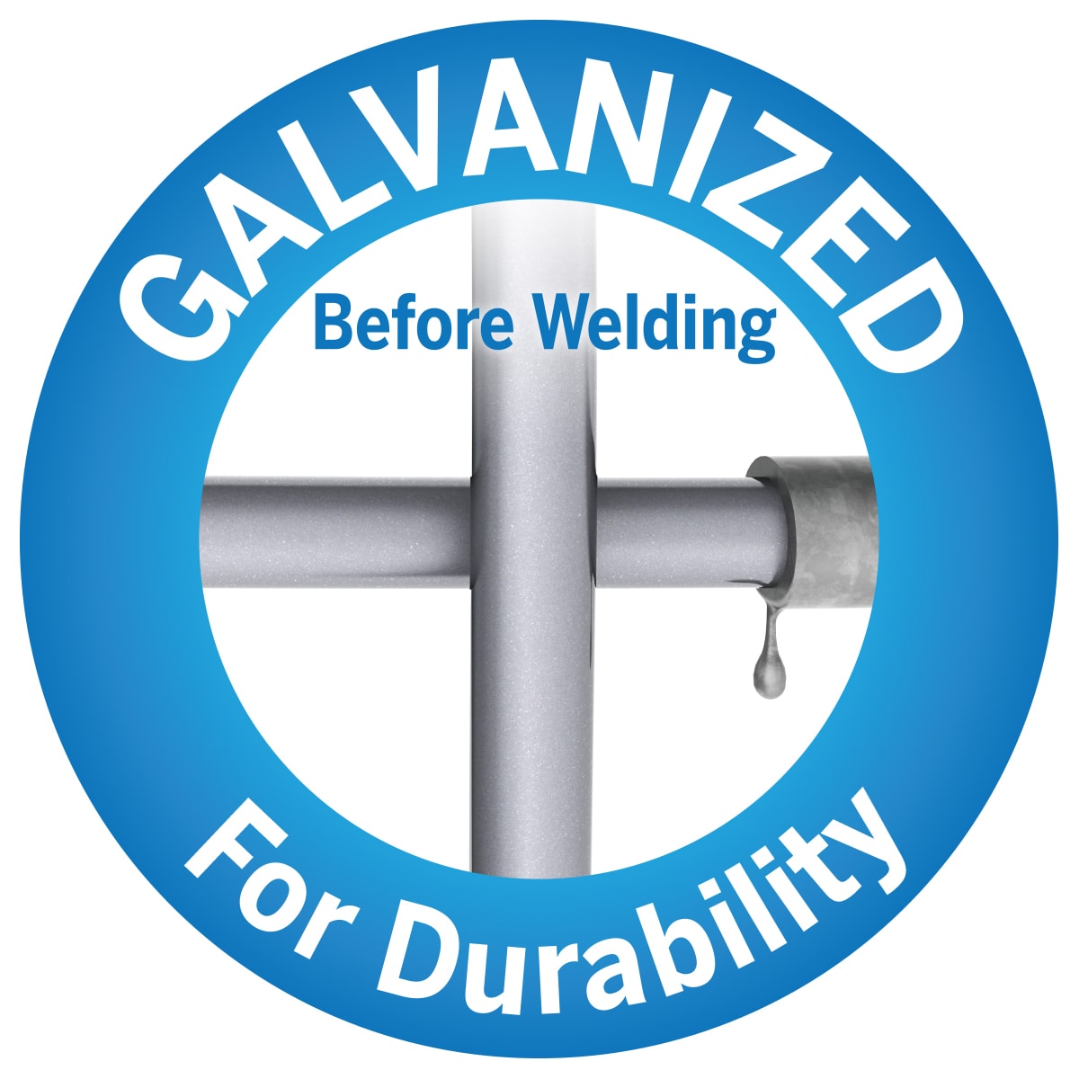 GARDEN CRAFT 50-ft Gray Galvanized Steel Welded Wire Rolled Fencing with Mesh Size 1-in x 1-in