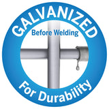 GARDEN CRAFT 50-ft Gray Galvanized Steel Welded Wire Rolled Fencing with Mesh Size 1-in x 1-in