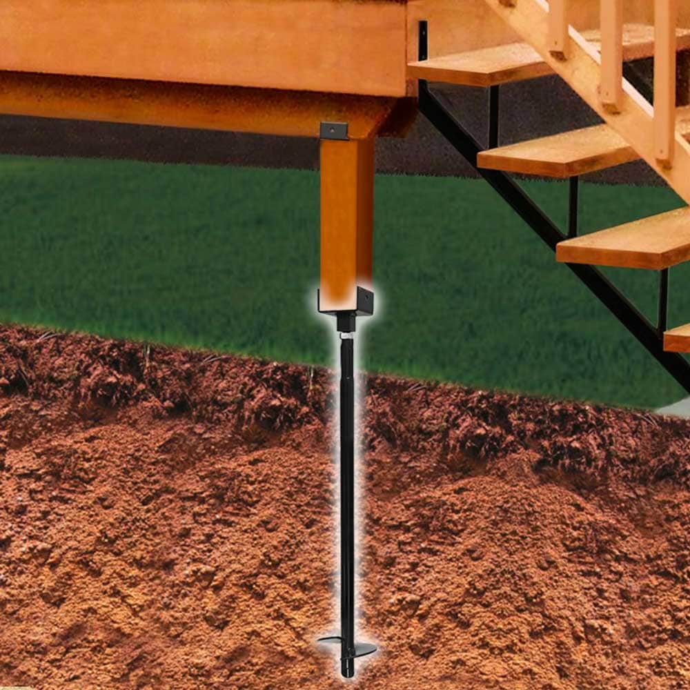 Pylex 32-in Black Steel Foundation Screw