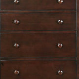 Benzara Brown 5-Drawer Accent Chest