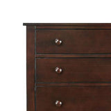 Benzara Brown 5-Drawer Accent Chest