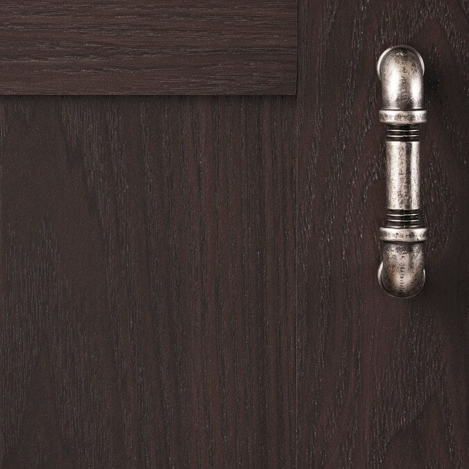 Hickory Hardware Pipeline 3-in (76mm) Center to Center Black Nickel Vibed Rectangular Bar Drawer Pull