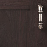 Hickory Hardware Pipeline 3-in (76mm) Center to Center Black Nickel Vibed Rectangular Bar Drawer Pull