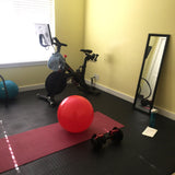 Greatmats 12-in W x 12-in L x 0.56-in T Interlocking Flexible PVC Gym Floor Tile (-sq ft)