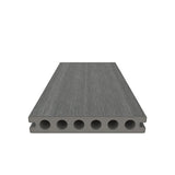NewTechWood Voyager Hollow Board 1-in x 6-in x 8-ft Westminster Gray Grooved Composite Deck Board