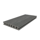 NewTechWood Voyager Hollow Board 1-in x 6-in x 8-ft Westminster Gray Grooved Composite Deck Board