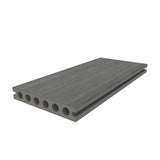 NewTechWood Voyager Hollow Board 1-in x 6-in x 8-ft Westminster Gray Grooved Composite Deck Board (49-Pack)