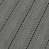 NewTechWood Voyager Hollow Board 1-in x 6-in x 8-ft Westminster Gray Grooved Composite Deck Board (49-Pack)