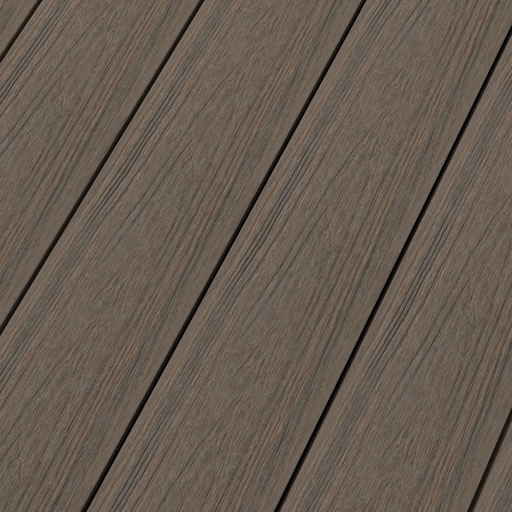 NewTechWood Voyager Hollow Board 1-in x 6-in x 8-ft Brazilian Ipe Grooved Composite Deck Board (10-Pack)