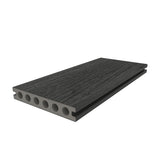 NewTechWood Voyager Hollow Board 1-in x 6-in x 8-ft Hawaiian Charcoal Grooved Composite Deck Board (10-Pack)