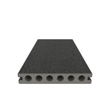 NewTechWood Voyager Hollow Board 1-in x 6-in x 8-ft Hawaiian Charcoal Grooved Composite Deck Board