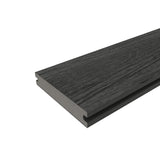 NewTechWood Magellan Solid Board with Groove 1-in x 6-in x 8-ft Hawaiian Charcoal Grooved Composite Deck Board (10-Pack)