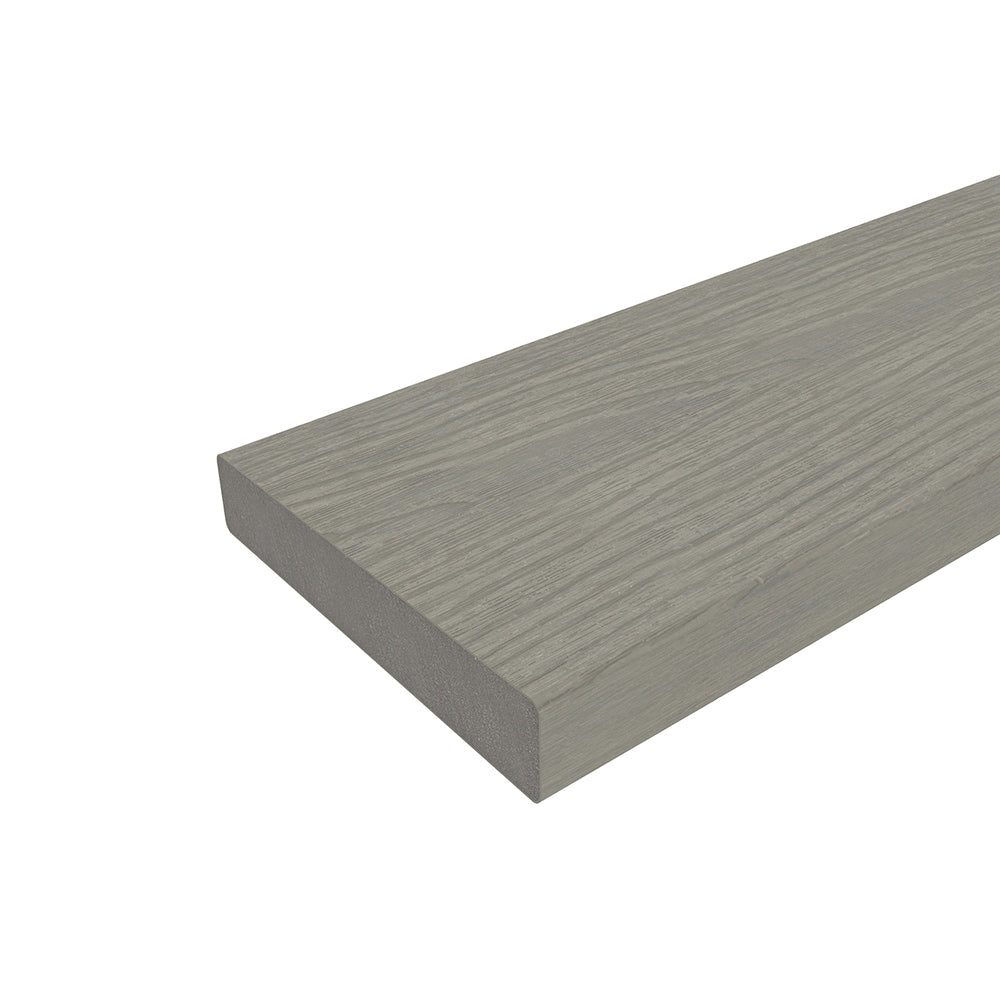 NewTechWood Cortes Solid Board 1-in x 6-in x 8-ft Roman Antique Square Composite Deck Board (49-Pack)