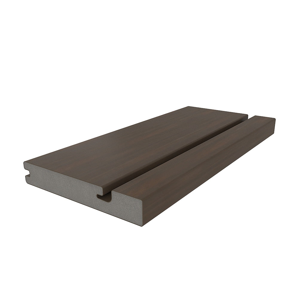 NewTechWood Columbus Hybrid Board 1-in x 6-in x 8-ft Brazilian Ipe Grooved Composite Deck Board