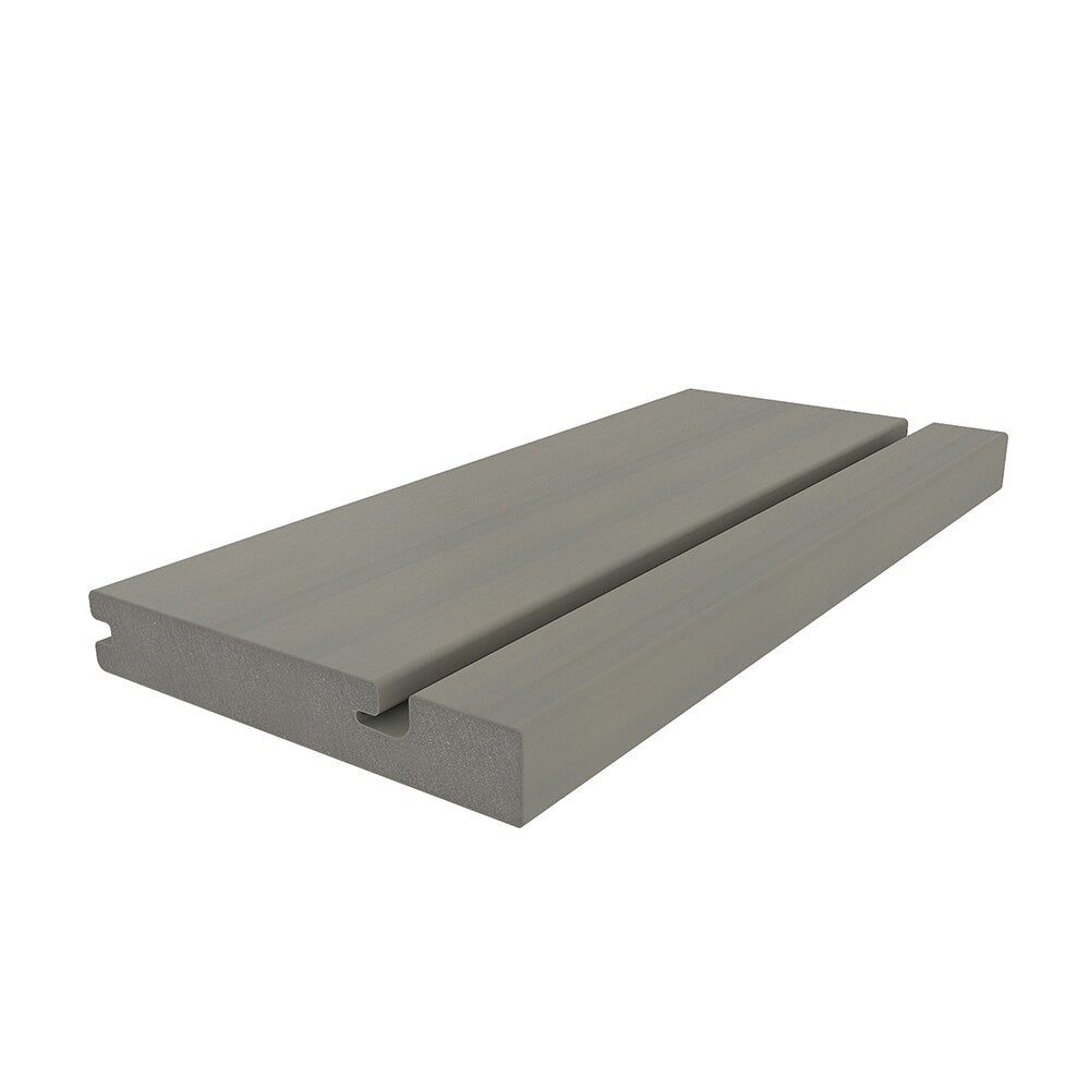 NewTechWood Columbus Hybrid Board 1-in x 6-in x 8-ft Roman Antique Grooved Composite Deck Board