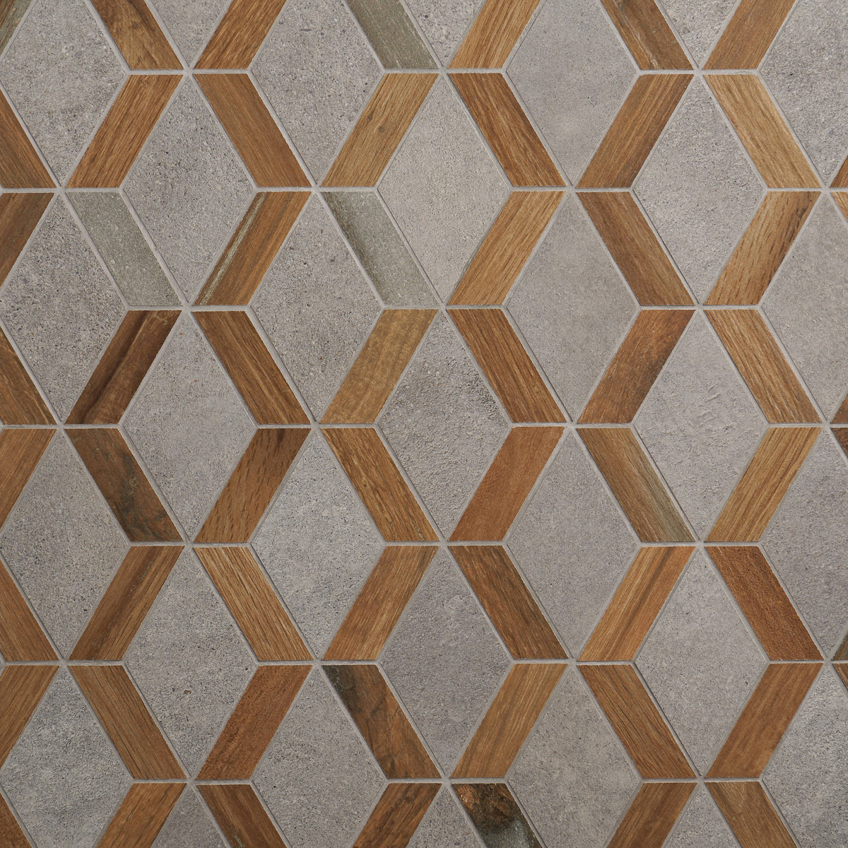 Artmore Tile Immortal Oak 9-in x 18-in Matte Porcelain Wood look Diamond Mosaic Floor and Wall Tile product image