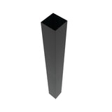 Freedom 4.25-in x 4.85-in x 3-ft Matte Black Aluminum Deck Post Sleeve
