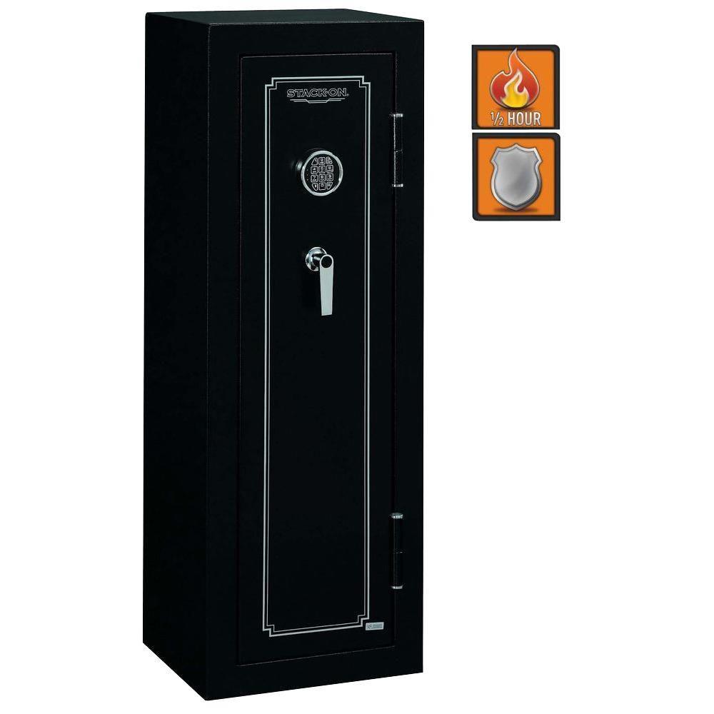 8-Gun Electronic Lock, Matte Black - Super Arbor