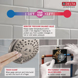 Delta Nura Venetian Bronze 1-Handle Bathtub and Shower Faucet with Valve