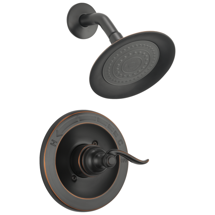 Delta Windemere Oil Rubbed Bronze 1-Handle Shower Faucet with Valve