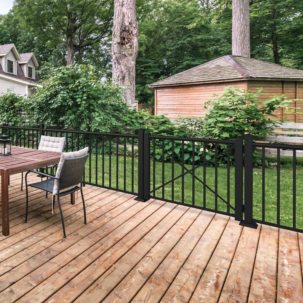 Freedom VersaRail Winchester 6-ft x 36-in Aluminum Deck Rail Kit