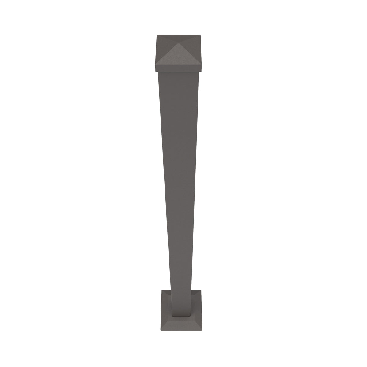 Freedom 2.5-in x 2.5-in x 5-ft Matte Bronze Aluminum Deck Post
