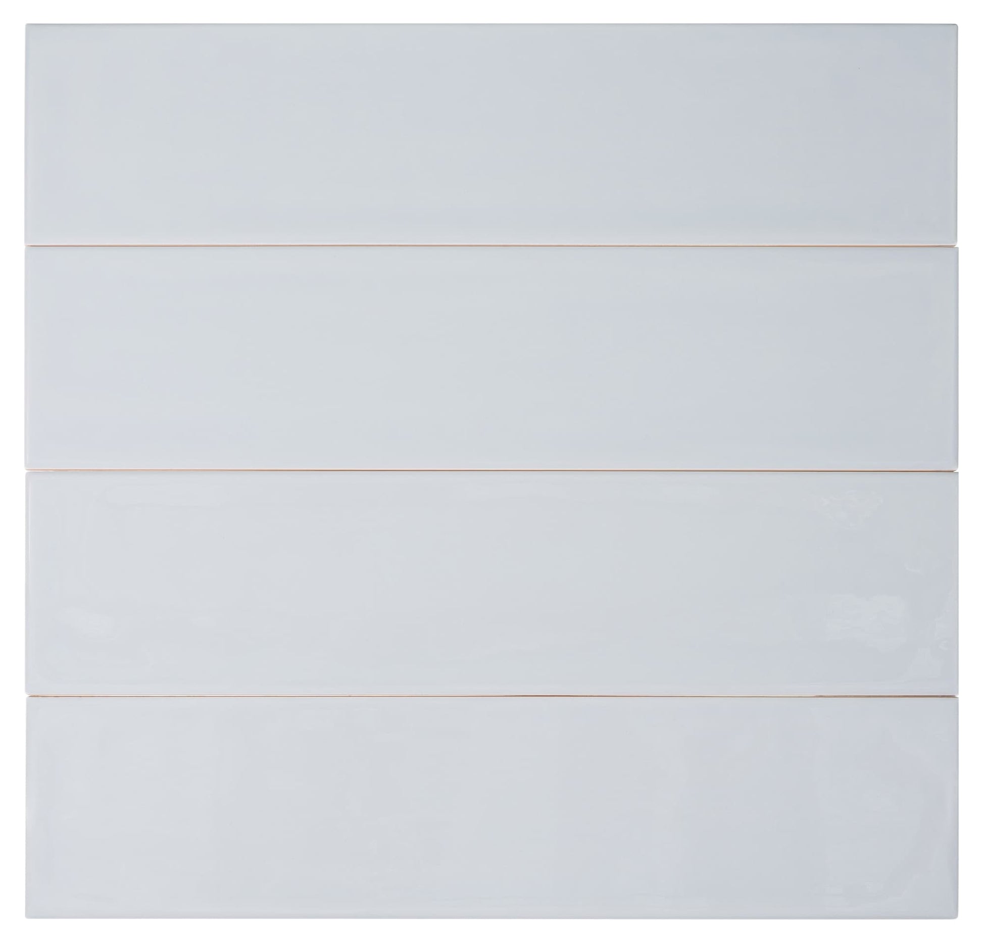 Andova Tiles Perfecto-Mirabella Grigio 4-in x 16-in Glazed Ceramic Subway Wall Tile product image