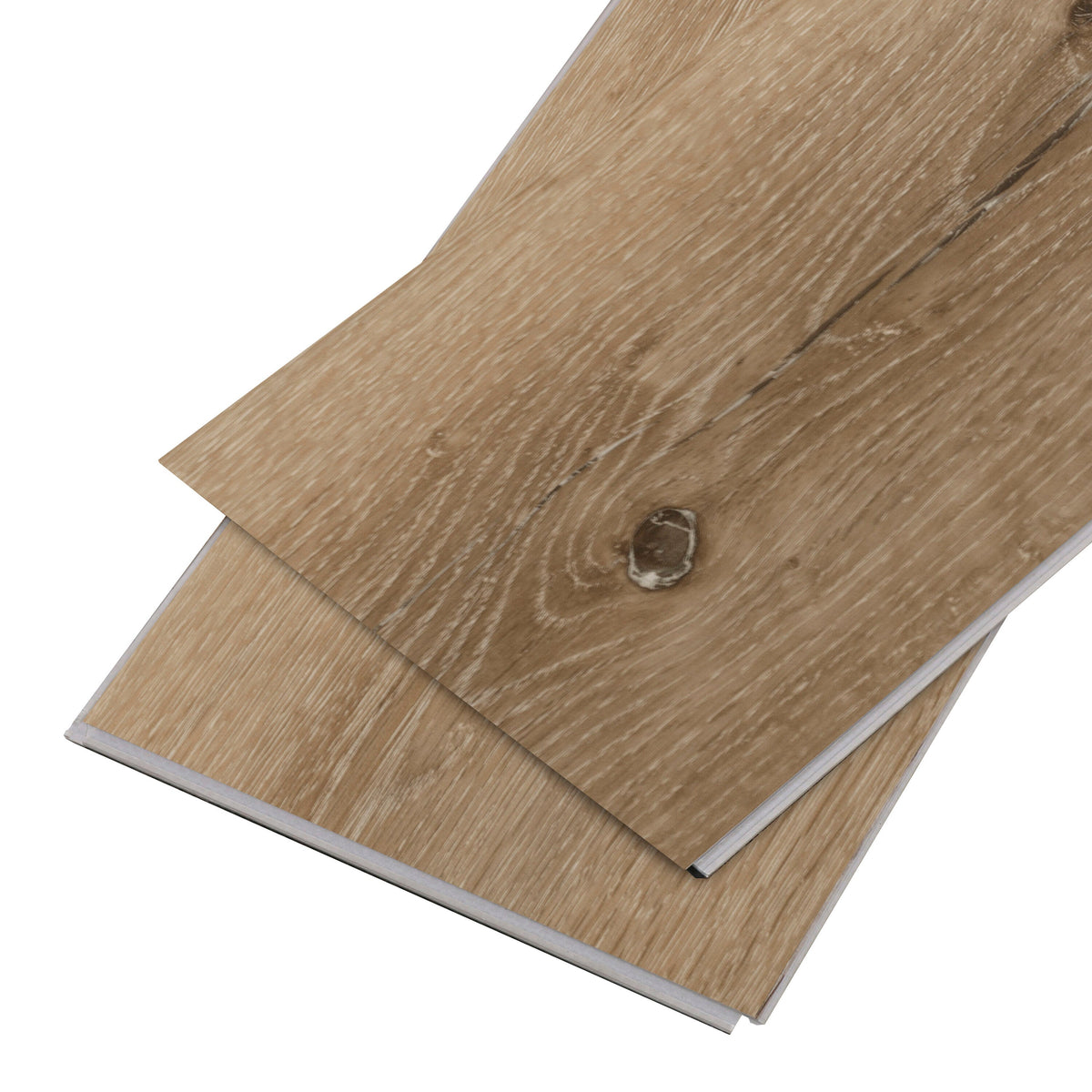 CALI Aqua Tough Premium Aged Hickory Vinyl Plank Flooring - Waterproof, Scratch Resistant, 23.77 sq ft Carton