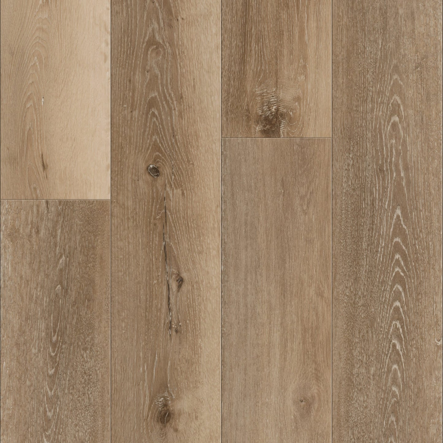 CALI Aqua Tough Vinyl Plank Sample - Aged Hickory, Waterproof Flooring Sample