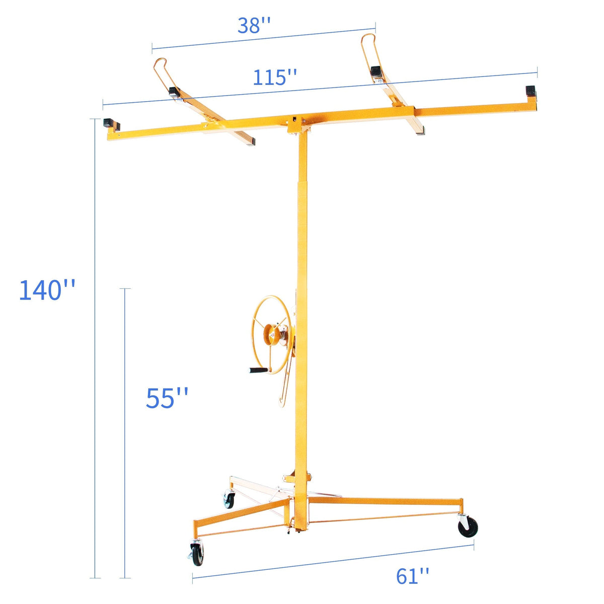Maocao Hoom 11ft Drywall Lift 11-ft H x 116-in L x 35.5-in W Steel Drywall Lift