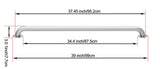 Project Source Exposed Screw 36-in Stainless Steel Wall-Mount ADA-Compliant Grab Bar, 500-lb Capacity