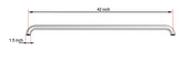 Project Source 42-in Stainless Steel Wall Mount ADA-Compliant Grab Bar