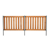 Zippity Outdoor Products 2.7-ft x 4-ft Pressure Treated Cedar Flat-top Garden No Dig Fence Panel