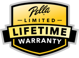 Pella 150 Series Replacement 23-1/2-in x 37-1/2-in x 4-9/16-in Jamb White Vinyl Low‑E Argon Double‑Hung Window, Full Screen Included