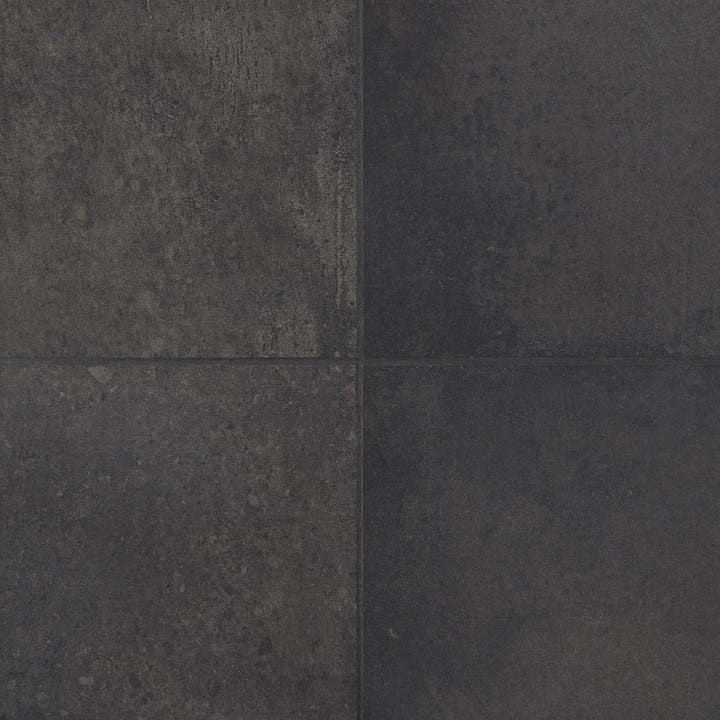 Artmore Tile Midtown Black 24-in x 48-in Matte Porcelain Cement look Floor and Wall Tile product image
