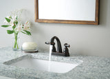 Delta Windemere Oil-Rubbed Bronze 2-Handle 4-in Centerset WaterSense Bathroom Sink Faucet with Drain