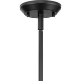 Progress Lighting Roxobel 3-Light Matte Black Modern/Contemporary Square Medium Hanging Pendant Light